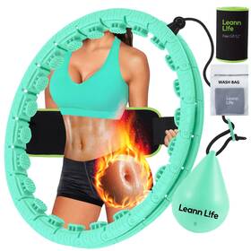 B0ddf9l3nt Leann L Fe U2-26 Weighted Smart Hula Hoop For Adults Weight Loss 19-56 Inch