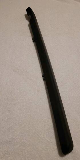 0k65-01169-0001 Life Fitness 95t Treadmill Top Rh Handrail Cover Black Rubberized Oem Handle Tet