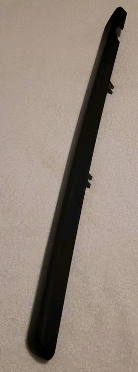 0k65-01169-0002 Life Fitness 95t Treadmill Top Lh Handrail Cover Black Tet Rubberized Handle