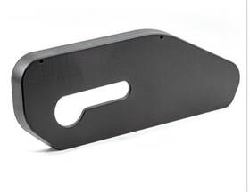 1002589 Life Fitness Elliptical Inner Link Shroud Black Abs Plastic Integrity L