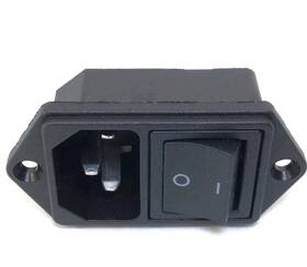 1010668-0001 Life Fitness 95ps Stepper Iec Inlet C-14 With Line Switch 2-pole 1010668-0001 Life Fitness 95ps Stepper Iec Inlet C-14 With Line Switch 2-pole