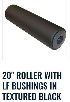 7392801 Life Fitness 20 Inch Roller Pad Replacement Black Leg Extension Curl Back Fz