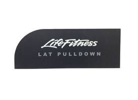 7490701 Life Fitness Pspdse Pspd Strength System Logo Label Panel