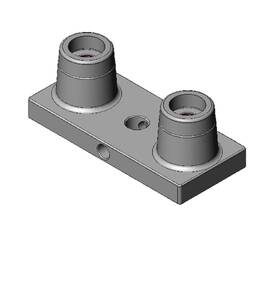 8664101 Life Fitness Strength System Head Plate Assembly
