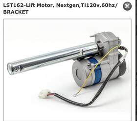Ti120v Life Fitness Lst162 Nextgen Lift Motor 60hz With Bracket Silver Metal For Treadmill