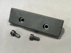 R100apm Lifecore Rowing Machine Aluminum Beam End Cap Part #116 Preowned