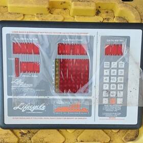 Ok18-01259-0001 Lifecycle Console Display With Data Entry Keypad For Life Fitness Black/gray