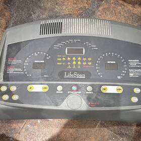 Tr1200hc Lifespan Sp8200 Treadmill Console Black Plastic Control Panel