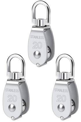 Lsqurel 612292091811 Cable Pulley Can Swivel Rope 304 Stainless Steel Block Small H