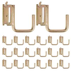 Lukar Usn20-nm222 20 Pack E Track Hooks 2 Inch E-track J Heavy Duty Accessori