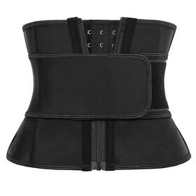 B0c3ltfzfr Luxury-vita Waist Trainer Corset For Women Short Torso Steel Boned Trimmer