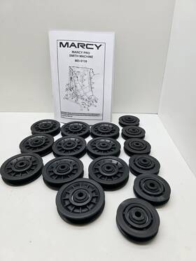 Md-5139 Marcy Pro Replacement Parts Pulley Wheel Set Of 15 Fits Various Models
