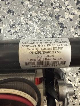 Jm13-d17a Matrix 013004a Livestrong T1x T1xe Treadmill Elevation Incline Motor 013004-a