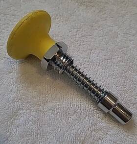 Matrix Commercial 1000226573 Fitness Cable Machine Pop Pin Pull Yellow Knob Spring Adjuster