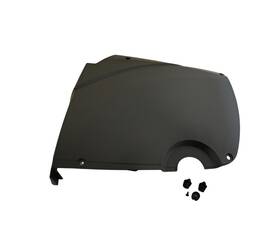 1000386602 Matrix Fitness Elliptical Left Down Side Cover Set Semi Assembly
