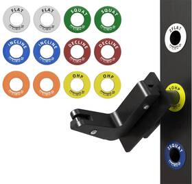 B0dl5yd66n Mikolo Squat Rack Magnetic Position Markers Power Cage J-hook Spotter Arms