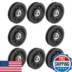 B0cwhdqhx3 Mixizigoz 90mm 3.5 Inch Nylon Bearing Pulley Wheel For Home Gym Equipment