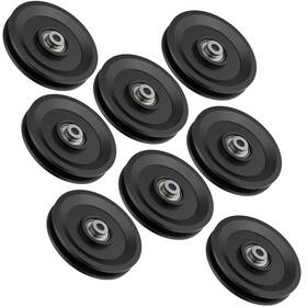 B0d3lmz4q6 Mixizigoz 4.5 Inch Nylon Pulley Wheel For Cable Machines - 1000 Lbs Capacity