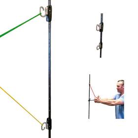 B0825f2gp8 Myosource Kinetic Bands Space Saver Gym Resistance Wall