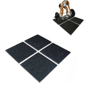 Nisorpa 972691276801 1 Inch Thick Rubber Exercise Equipment Mats Anti-vibration Pads 20 X