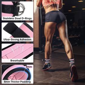 Apexup-431 No Ankle Strap For Cable Machine Resistance Bands Kick Back Straps