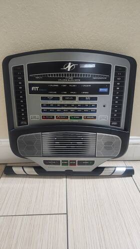 388938 Nordictrack Treadmill Console Bluetooth Ifit Enabled 24 Apps Black Silver
