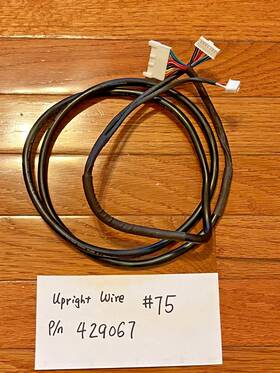 Ntl39221 Nordictrack 429067 Upright Wire P/n For X32i Treadmill #75