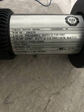 M-285375 Nordictrack Treadmill Drive Motor. P/n M-285375. This Is A Used