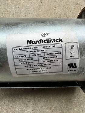 M183833 Nordictrack Electric Motor