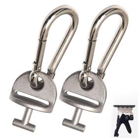 B0bz7xlqtd Ohoho T-lock Adapter With Snap Hooks 2-pack For Tonal Home Gym Shelf And Cable Machine