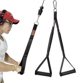 B0fxr85nfv Pantik Triceps Rope Handles Gym Cable Machine Attachment Tpr Anti Slip