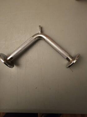 Gs6-103 Parabody 639937348635 Gs6 - Home Gym Triceps Pressdown V Shaped Attachment Bar