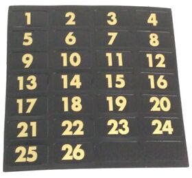 Lea7749901 Parabody Life Fitness Strength System Weight Stack Label 1-26
