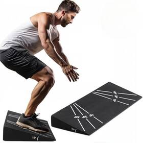 B0c917kpf1 Power Press Squat Wedge Block - Weight Lifting Wedges For Home Gym Or Pers