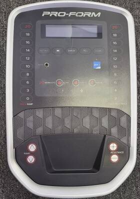 Elpf59718 Proform 397917 Used Display Console Assembly Elpf59718 Proform 397917 Used Display Console Assembly