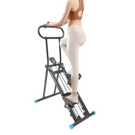 Qualivgesszome 756383094845 Stair Stepper For Home Gym Exercise Adjustable Handlebar And Pedals Folding C