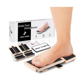 Rhbb001 Red Hare Adjustable Ankle Balance Board With 2 Single Leg Boards And... Fast Ship
