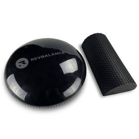 Revolution Balance Boards 022228495727 Revbalance Adjustable Wobble Cushion And High Density Rocker Combo For Balanc