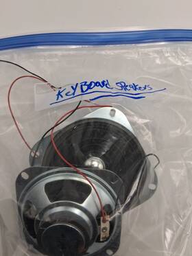 Rj640 Rockjam Keyboard Replacement Speakers For Parts/salvage