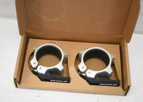 Ad0126-2 Rogue Fitness Aluminum Collars 2 Pack Lock Open Silver Finish 1.5 Inch Wide