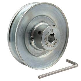 Ab400-1 Saelno Ab400-1/2 Single Groove Web Sheaves V Belt Pulley 4 Inch Od 1/2 Bore Motor Pull