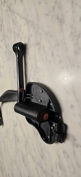 8003334 Schwinn Upright Bike Left Foot Pedal With Strap 9/16 Inch
