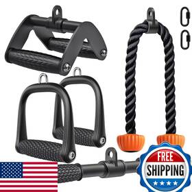 B0c6slk1tf Seleware Triceps Lat Pulldown Attachments Home Gym Workout Accessories
