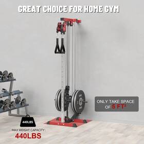 Hg1098ev-rd Spart Lat Pull Down Machine Low Row Cable Multifunction Home Strength Training