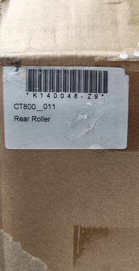 K140048-z9 Spirit Fitness Ct800 Treadmill Rear Roller