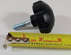 84876sil Stamina Oem Knob Head Screw M8 X 35mm Part #24 For Hammacher Schlemmer Foldaway Strider
