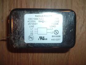 Dsc1000-1-2.2 Star Trac 440-0257 Treadmill Radius Power Input Emi Filter Used