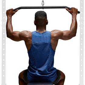 B0crsq737x Sunny Health & Fitness Lat Pulldown Bar Cable Machine Attachment Back Arm Workout