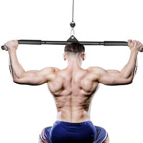 B0cg31w684 Taeku Lat Pulldown Bar Attachment For Pulley Cable Machine Curl Tricep Press Down