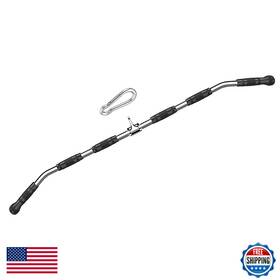 Time Wave B0915g5fc9 47in Lat Pull Down Bar Attachment Deluxe Revolving Full Rotation